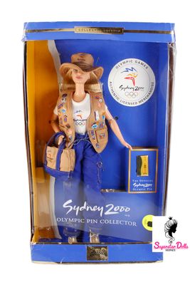 1999 Sydney 2000 Collector Edition: "Olympic Pin" African American (AA) Barbie Doll