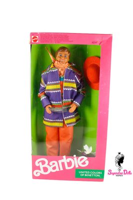 1991 "United Colors of Benetton" Ken Barbie Doll-NRFB