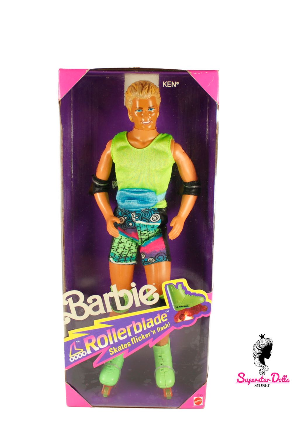1991: "Rollerblade" Ken Barbie Doll-NRFB