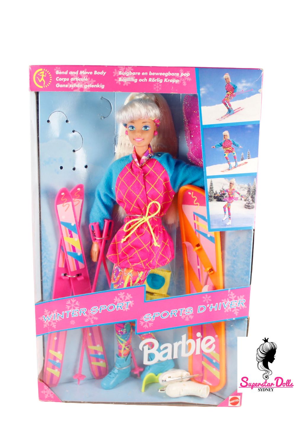 1994: "Winter Sports" Barbie Doll-NRFB