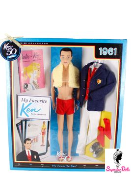 2009 Barbie Collector: "My Favorite Barbie: 1961 My Favorite Ken" Barbie Doll-NRFB