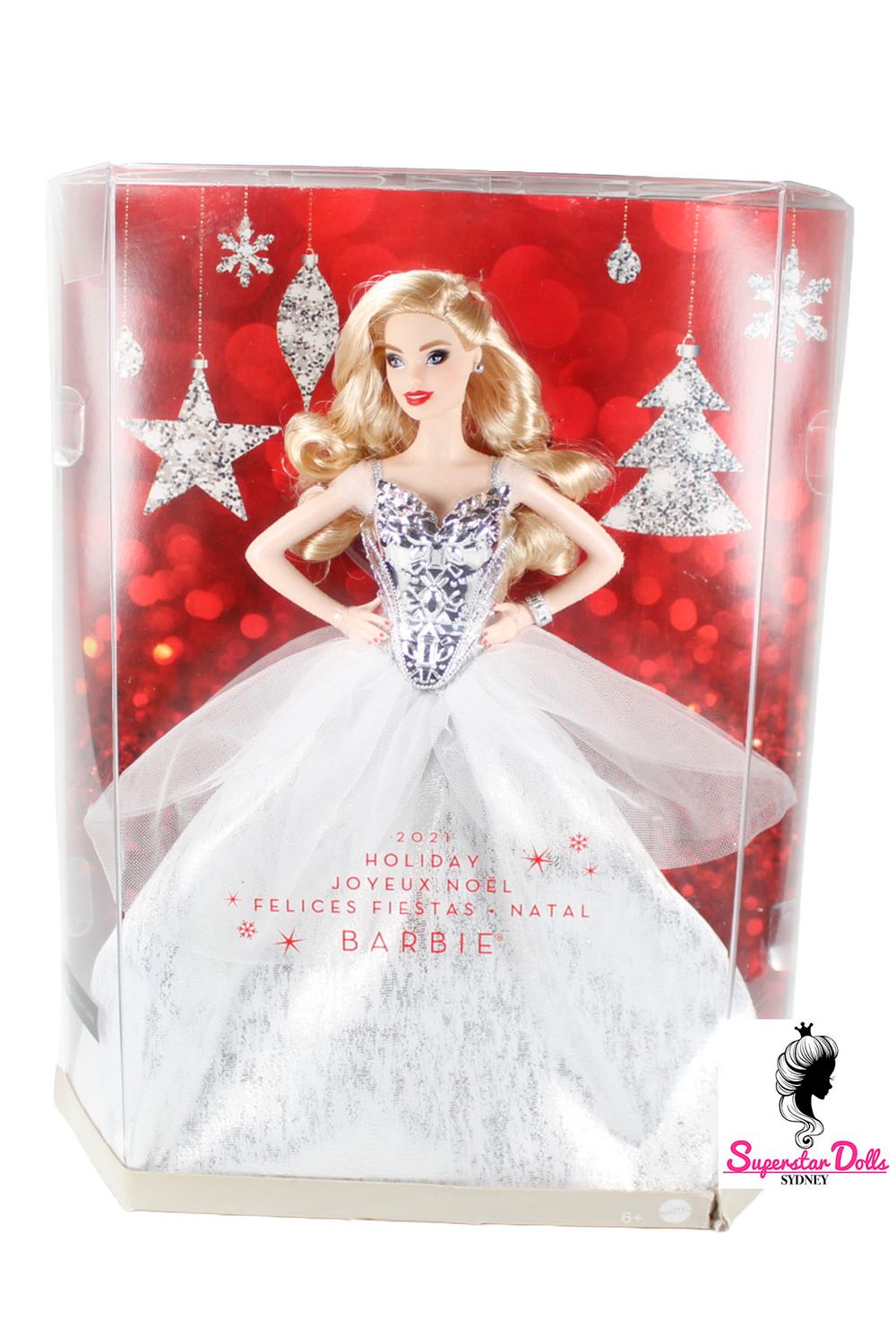 2021 Barbie Signature-Black Label: "Holiday" Barbie Doll-NRFB