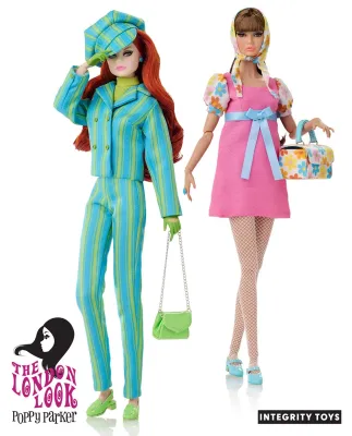 PRE-ORDER-2026 Integrity Toys: "The London Look: Too Much!" Poppy Parker &amp; Ginger Gilroy Two-Doll Gift Set-NRFB
