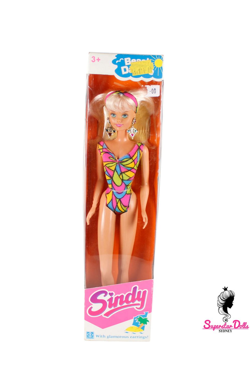 1992 Hasbro: "Beach Dazzle" Sindy Doll-NRFB