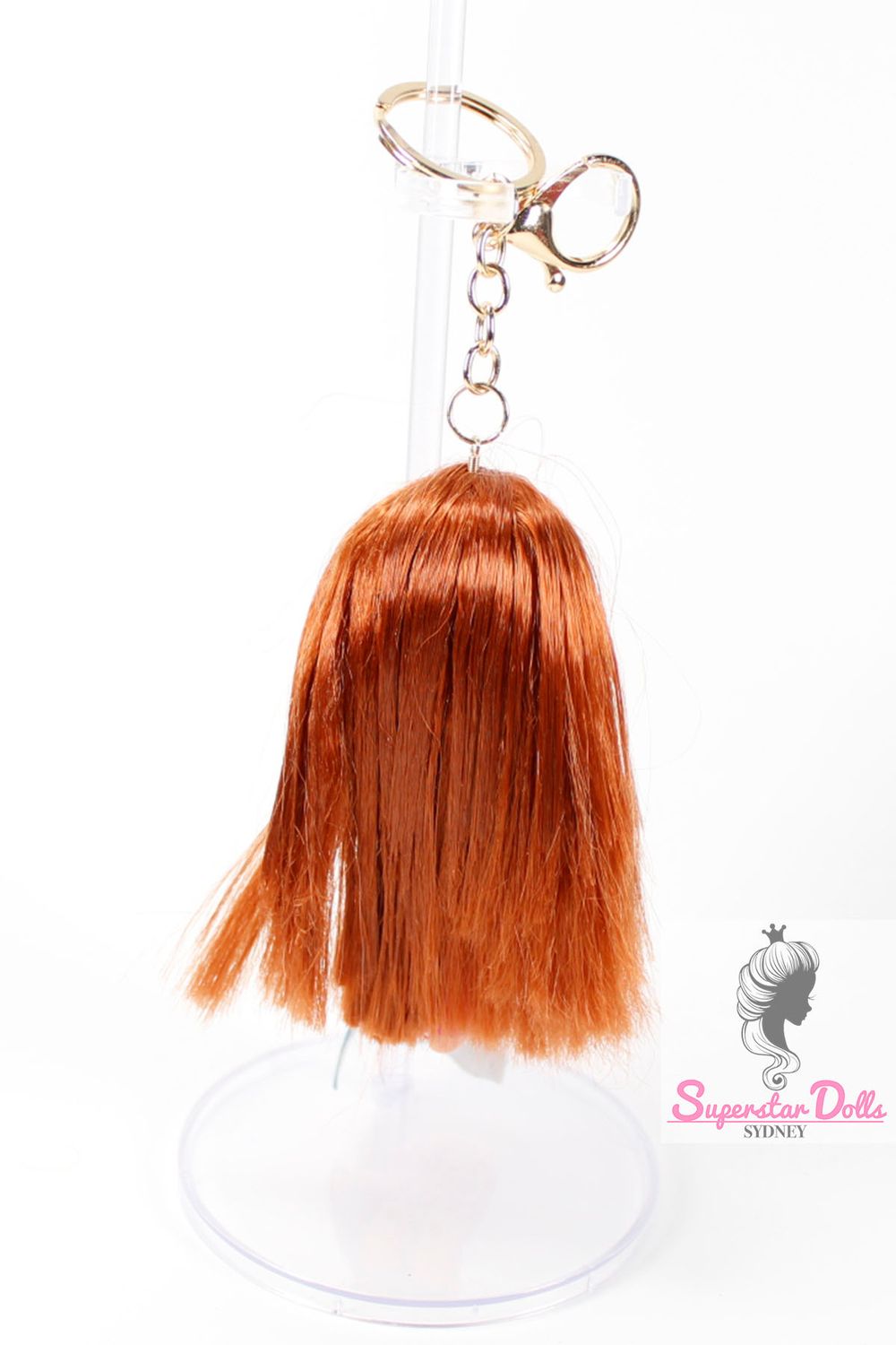 90's Era:  OOAK 4" Kelly Custom Barbie Doll Keychain/Bag Charm