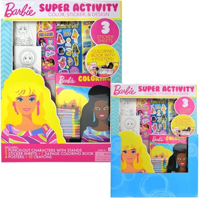 2023 Bendon: "Barbie Super Activity Kit" Color Sticker &amp; Design Set