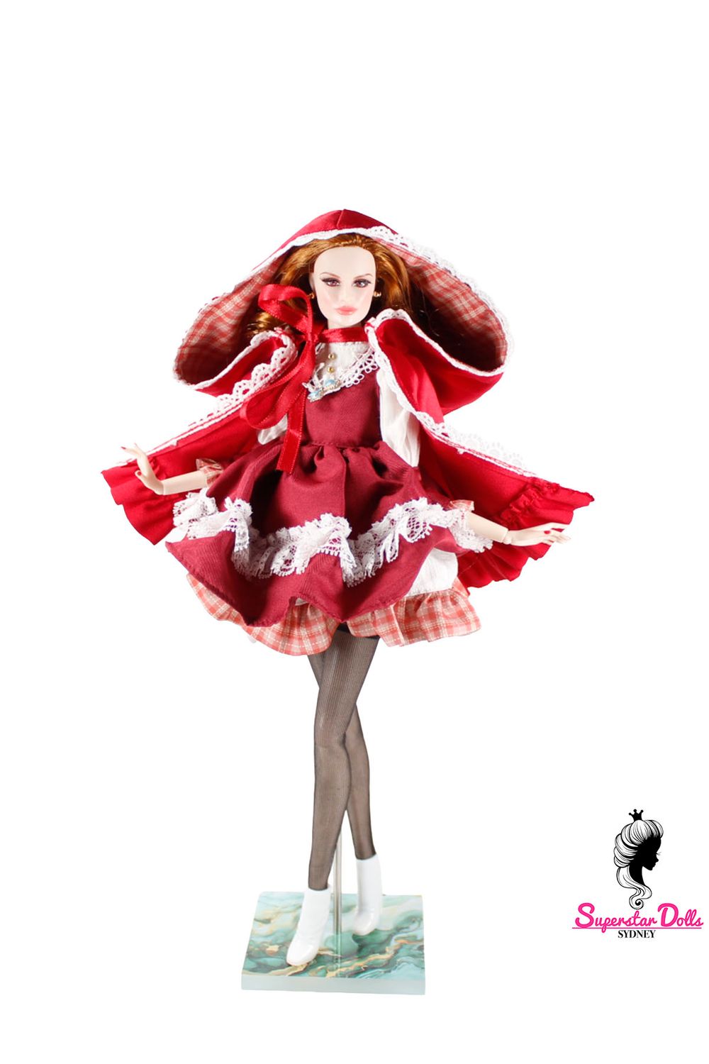 Runway Dolls X XianXian Princess: "Little Red Riding Hood" Tina OOAK Dressed Doll