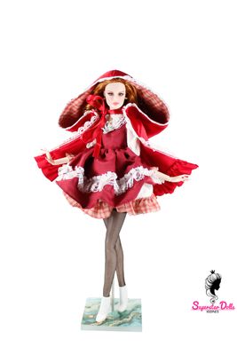 Runway Dolls X XianXian Princess: "Little Red Riding Hood" Tina OOAK Dressed Doll