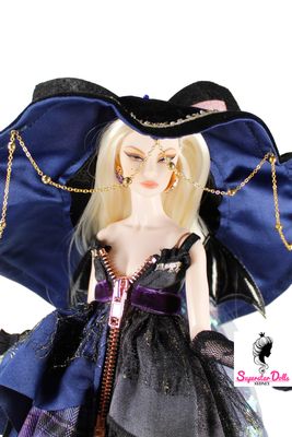 Runway Dolls X XianXian Princess: "Halloween Witch" Elara Custom Dressed Doll