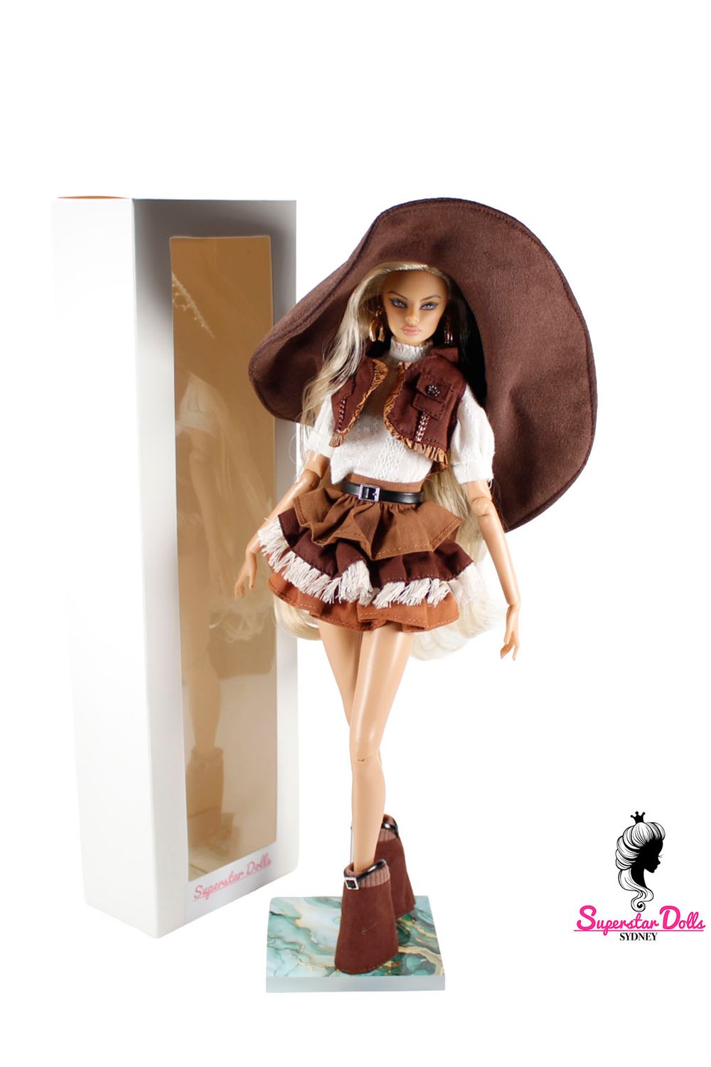 Runway Dolls X XianXian Princess: "Texas Cow-Girl" Custom Dressed Doll