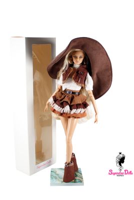 Runway Dolls X XianXian Princess: "Texas Cow-Girl" Custom Dressed Doll