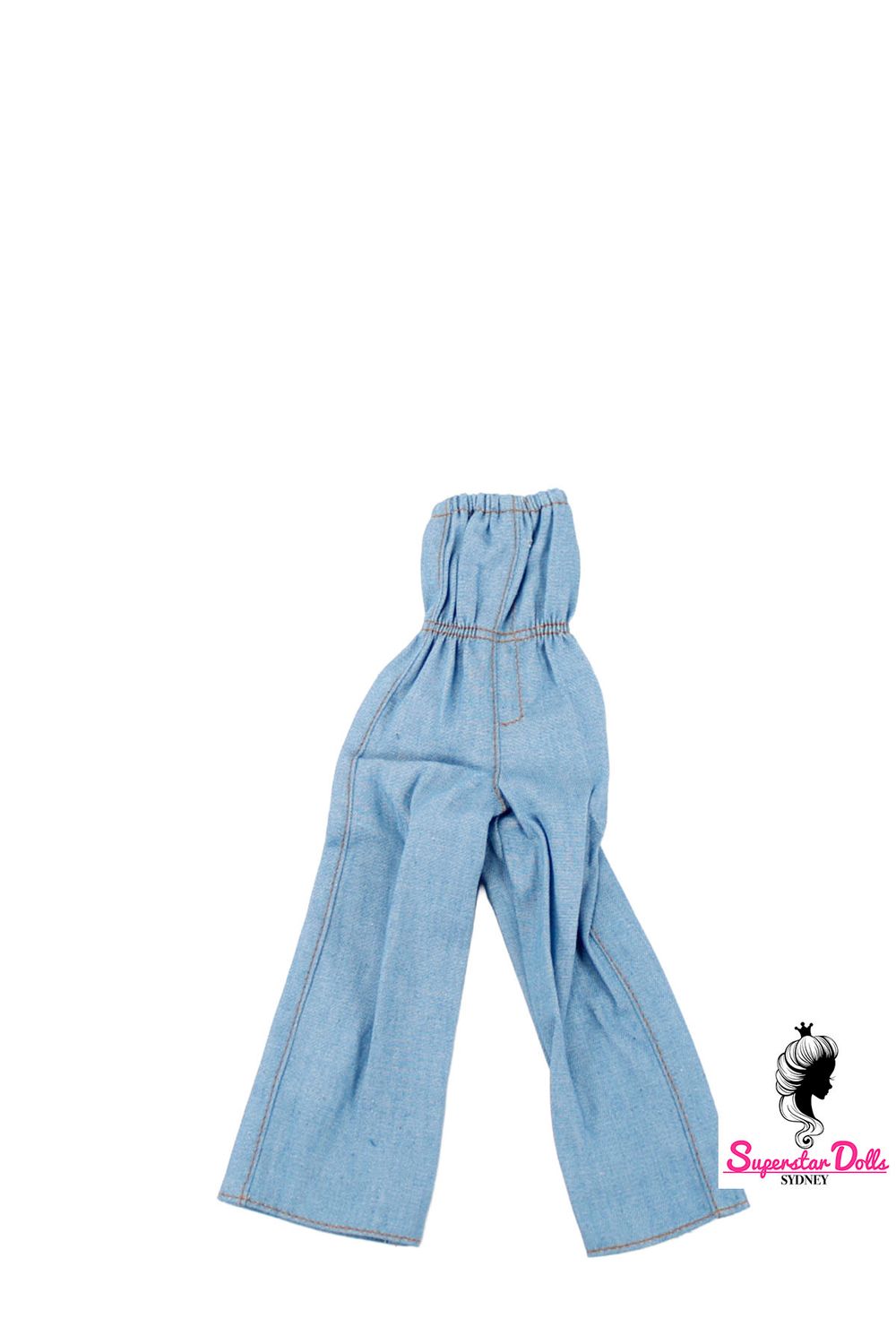 Xian Xian Supermodel Fashion Clothing Piece (Denim Jumpsuit)