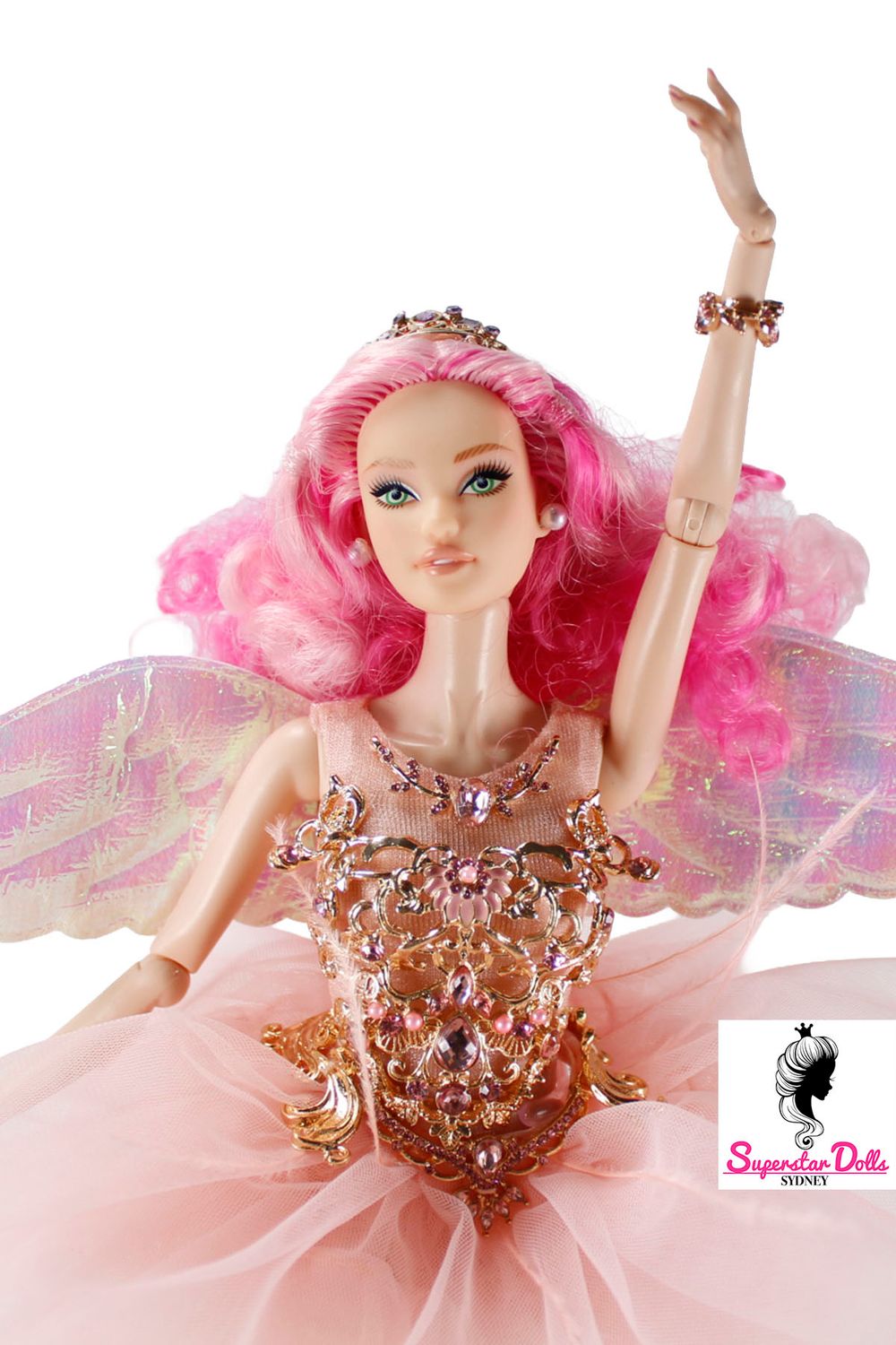 Styled by Runway Dolls: "Super Plum Fairy" (Odile Inspired) Ballerina Fashion Doll