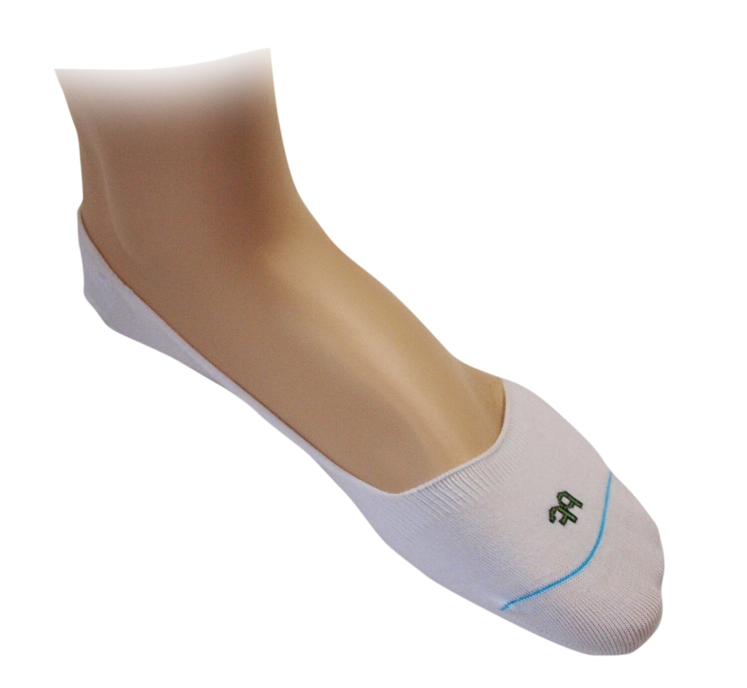 BAMBOO TEXTILES      &#39;INVISI&#39;  HALF   SOCKS
