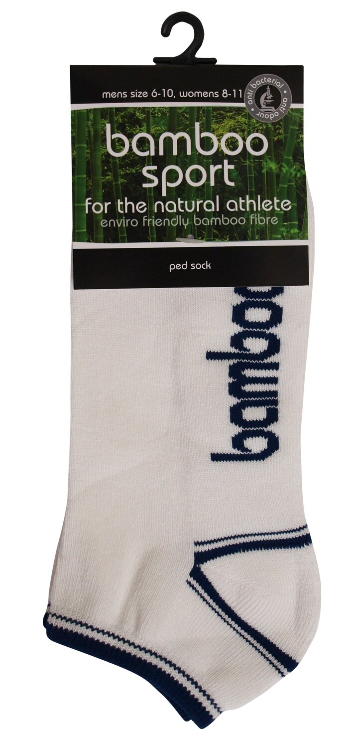 BAMBOO TEXTILES    SPORTS  &#39; PED&#39;  SOCKS