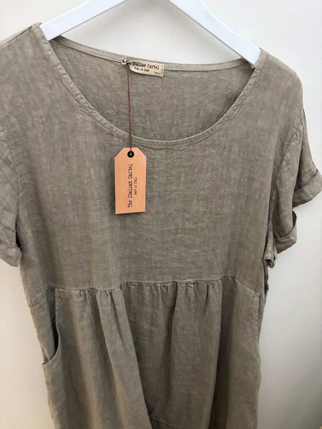 THE ITALIAN CARTEL Adriana Dress, Colour: Mocha