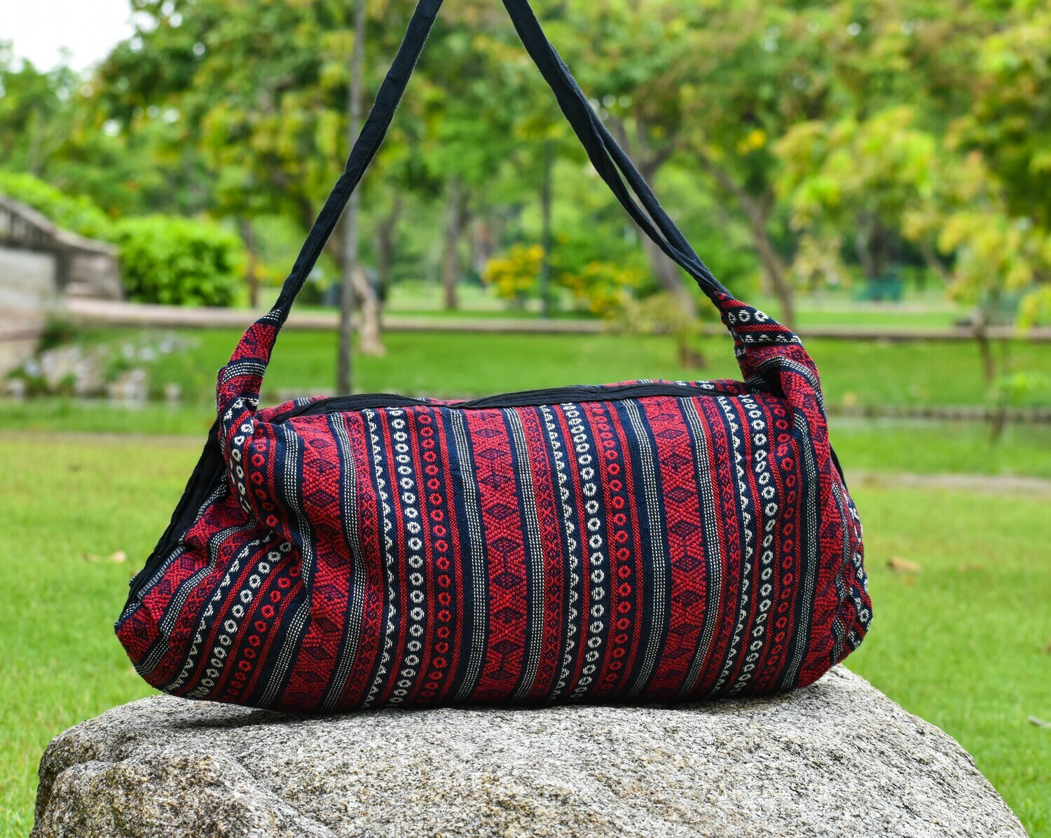 boho overnight bag