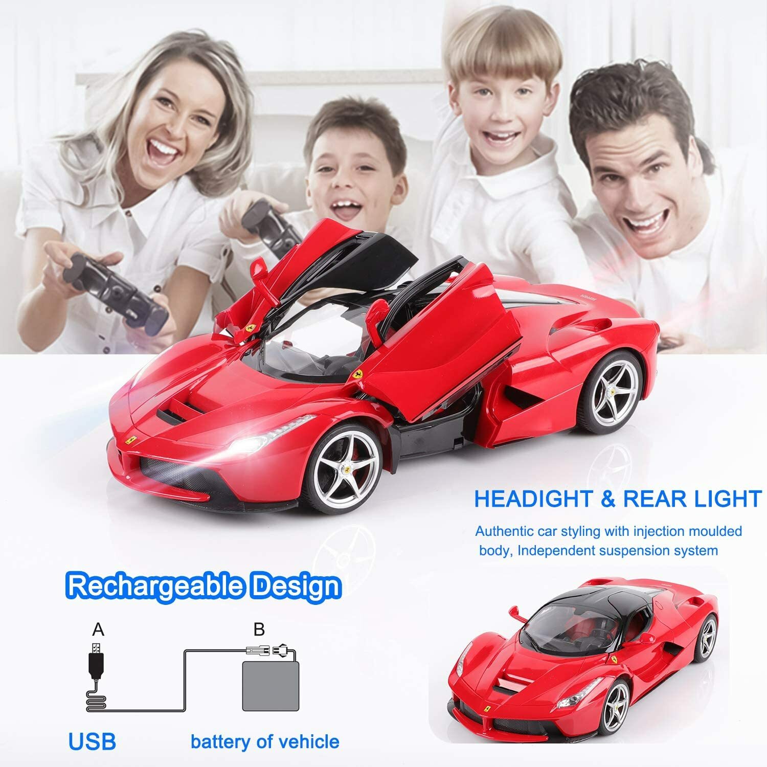 Rastar La Ferrari Light and Door Radio 