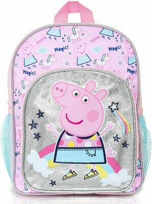 Peppa Pig Magical Unicorn Kids Backpack | Girls Pink