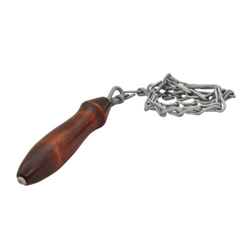 Chain and Wooden Handle Cistern Pull, 450mm