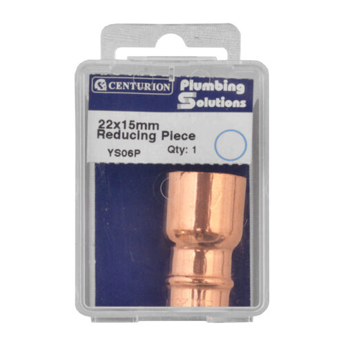Copper Fitting Reducer Solder Ring, 22 x 15mm
