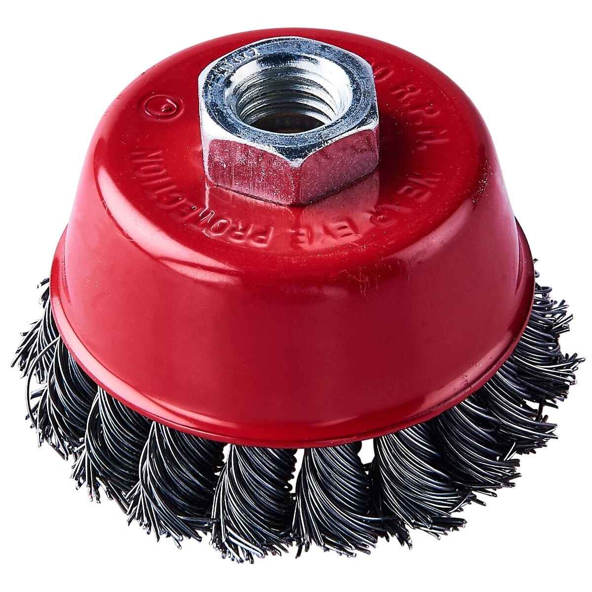 3″ (80mm) twist knot wire cup brush