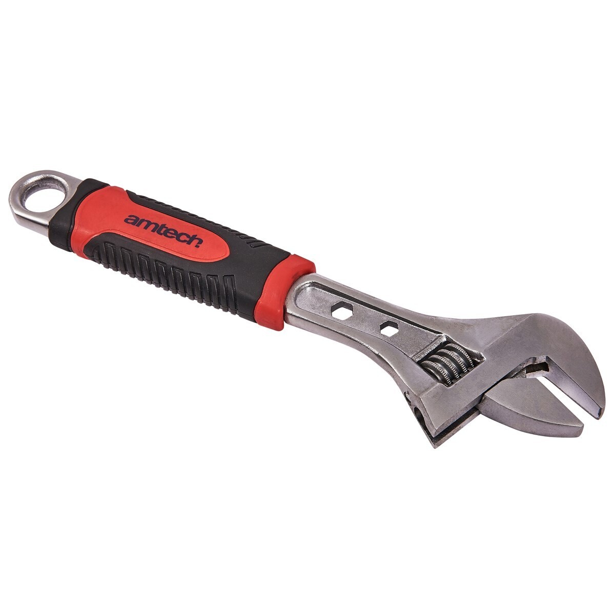 10” adjustable wrench injected grip