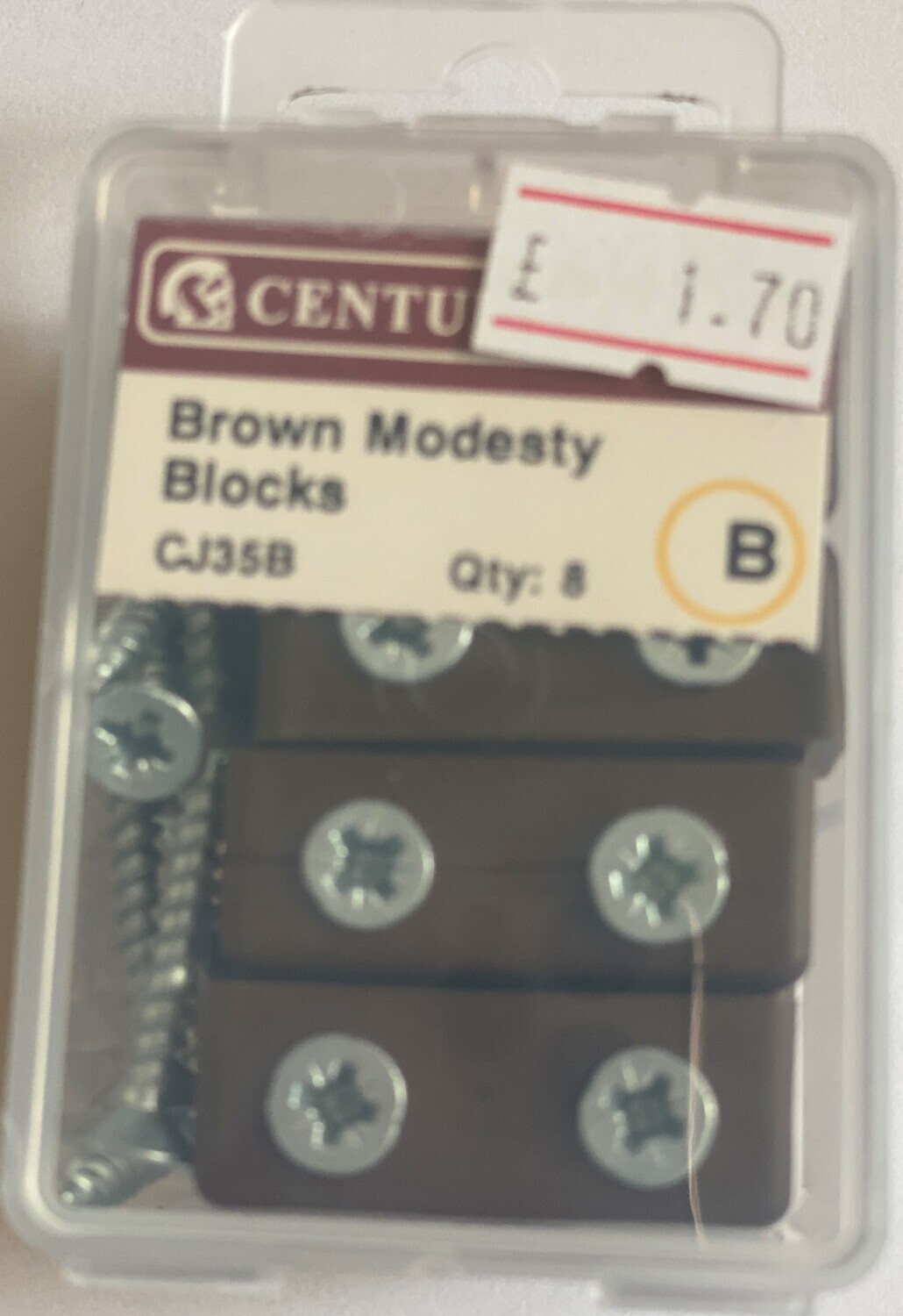 Modesty Blocks, 35mm, Brown