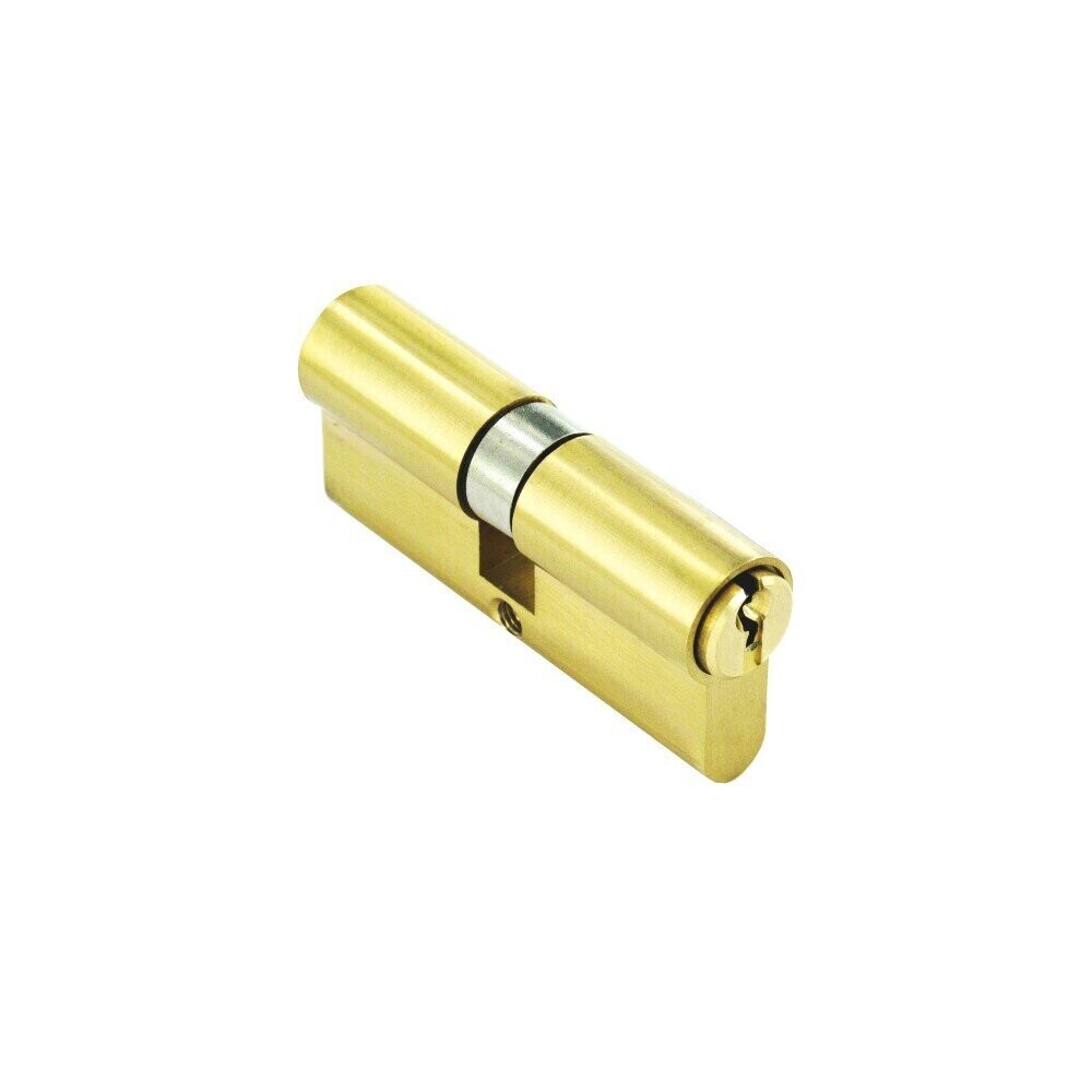Euro profile double cylinder Brass