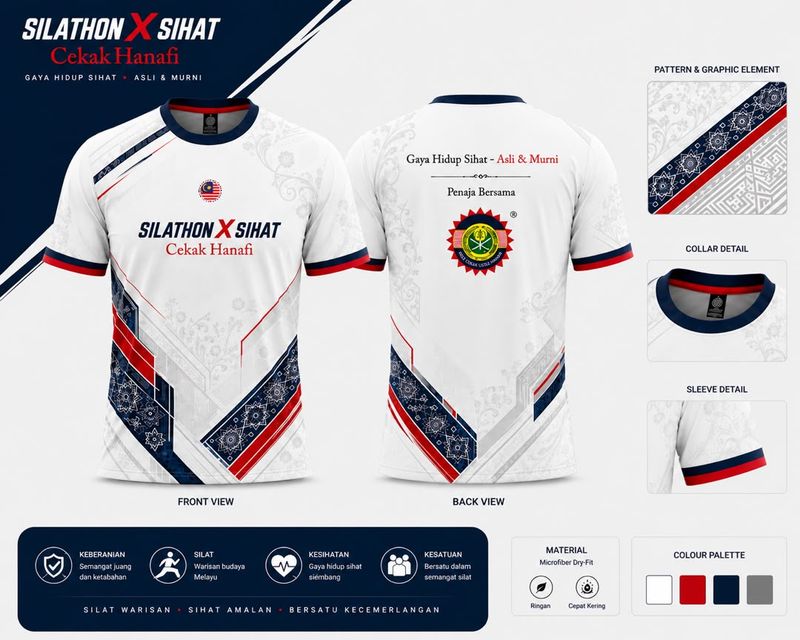 Baju Silathon X Sihat Cekak Hanafi