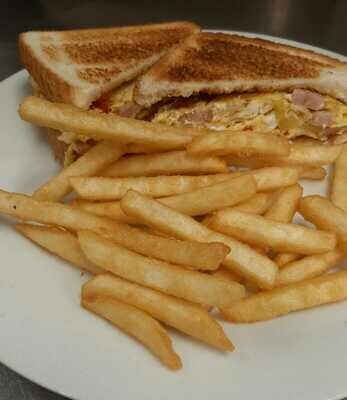 Western Sandwich with Fries
