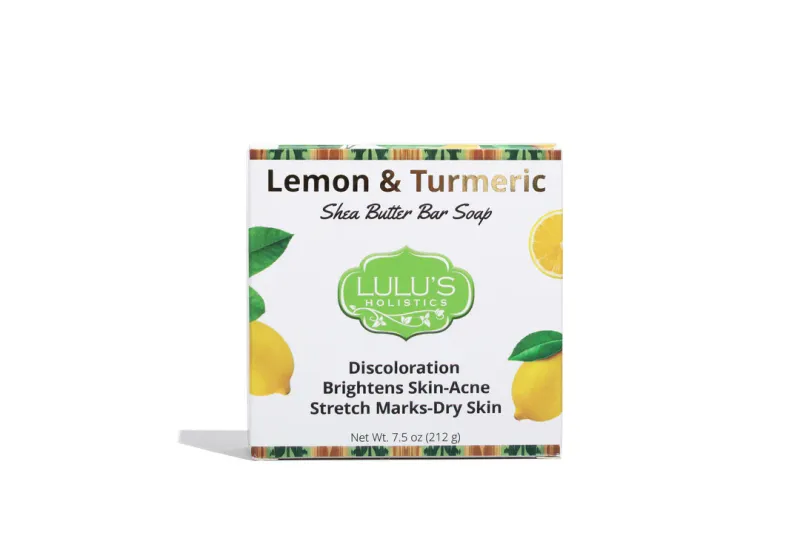 Lemon &amp; Turmeric Shea Butter Bar Soap