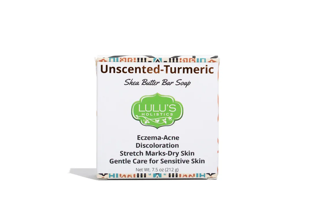 Unscented Turmeric &amp; Shea Butter Bar Soap