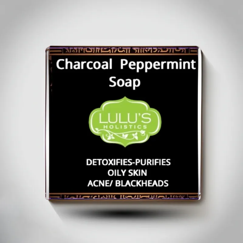 Charcoal Peppermint Bar Soap