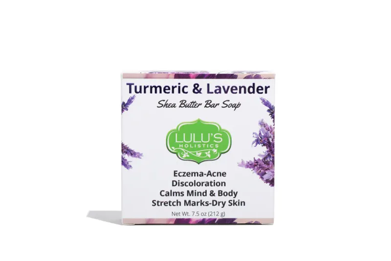 Turmeric &amp; Lavender Shea Butter Bar Soap