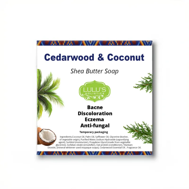 Cedarwood Essential Shea Butter Bar Soap Cedarwood Essential Shea Butter Bar Soap