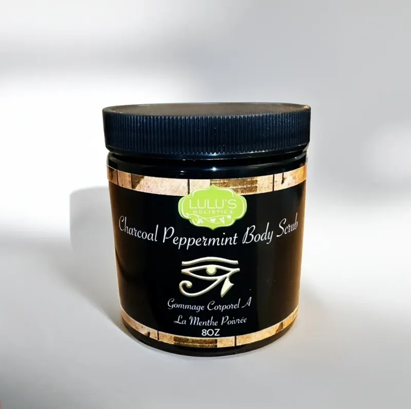 Charcoal Peppermint Body Scrub