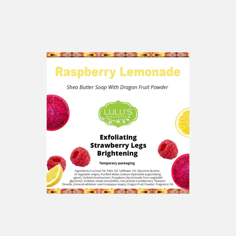 Raspberry Lemonade with Dragon Fruit Shea Butter Bar Soap Raspberry Lemonade with Dragon Fruit Shea Butter Bar Soap