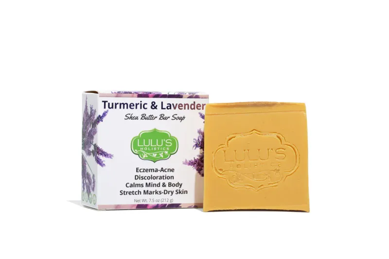 Turmeric &amp; Lavender Shea Butter Bar Soap