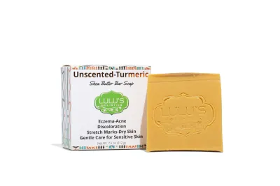 Unscented Turmeric &amp; Shea Butter Bar Soap