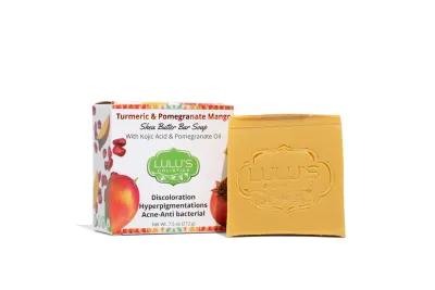 Turmeric Pomegranate Mango &amp; Kojic Acid Shea Butter Soap