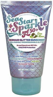 Sea Star Sparkle Mermaid Glitter Sunscreen