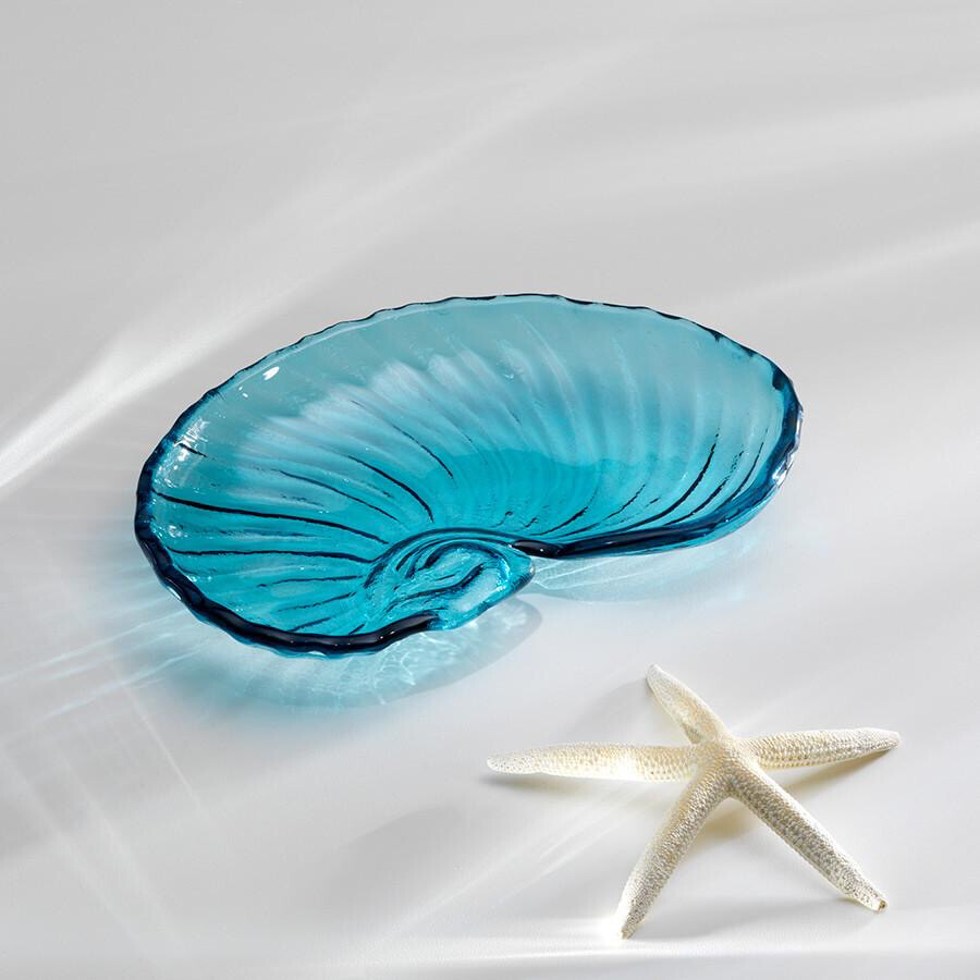 Annie Glass Ultramarine Medium Nautilus Dish