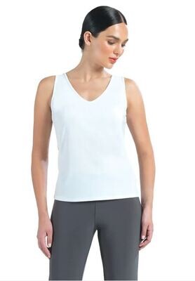 CSW V-Neck to Round Knit Tank