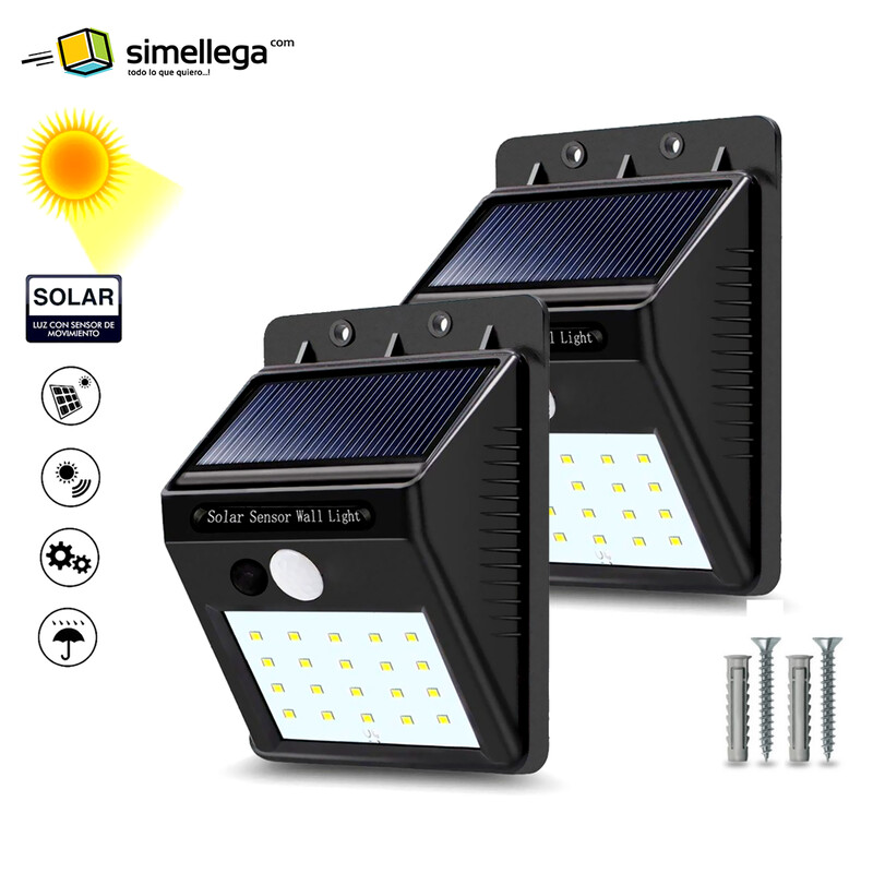 Lámparas LED Solar para exterior