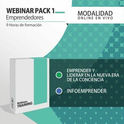 Pack Cursos Online 1:
PACK EMPRENDEDOR Y LÍDER CONSCIENTE Pack Cursos Online 1:
PACK EMPRENDEDOR Y LÍDER CONSCIENTE