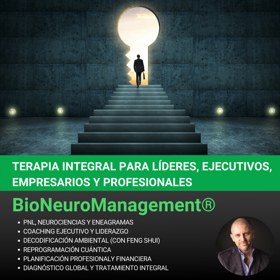 S3 - BioNeuroManagement: Terapia Integral para Lideres, Ejecutivos, Empresarios y Profesionales (Pack de 4 Sesiones)