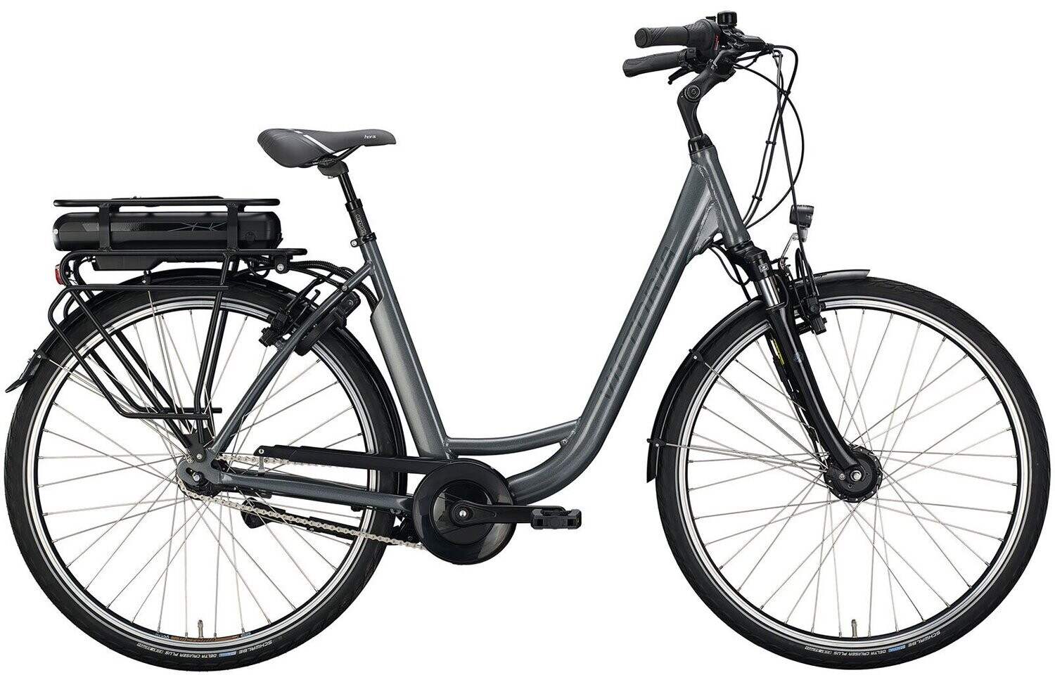 Victoria City E-Rad eClassic 3.1, Farbe: silver grey / brown Größe 46cm (S)