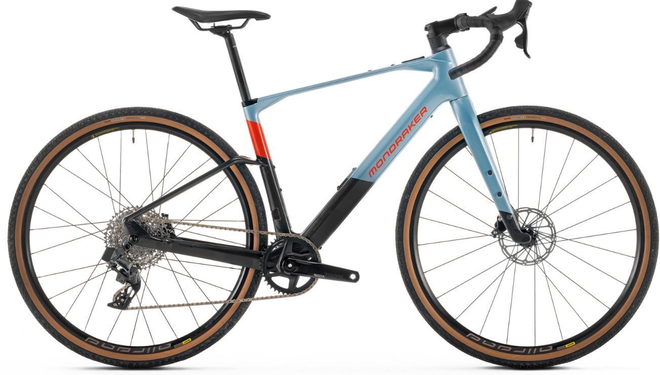 Mondraker Dusty RR E-Gravel Elektronische Schaltung AXS, 12-Gang 350 Watt Akku Mahle
