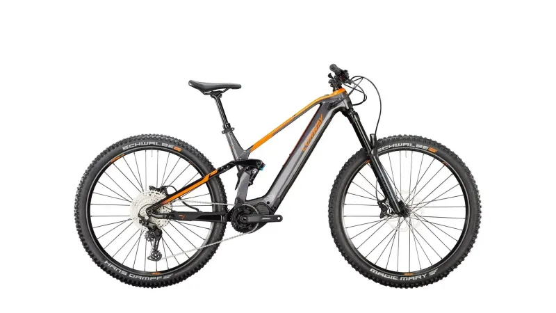 Conway EWME 3.9 e-FULL SUSPENSION SHADOW GREY / FRESH ORANGE - Shimano